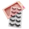 5 Pairs Eyelashes Natural Mink Eyelashes Fluffy 3d Mink Lashes Thick False Lashes Makeup Fake Eyelashes Cilios