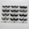 25mm 3D Mink ögonfransar Lång dramatisk 100% Mink Eyelash Makeup 5D Mink False Eyelashes Volumn Natural Eyelash Thick Lashes Extension