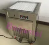 Beijamei Ticari Kızarmış Dondurma Makinesi / 110 V 220 V Dondurma Rulo Makinesi Tek Kare Tava