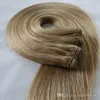 Malaysian virgin hair Straight piano color 27 613 blonde virgin hair Weave Bundles 100g 1pcs human hair extensions double weft
