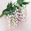 Sahte uzun kök zambak çiçeği vadi (4 stmes / parça) 31.5 "Simülasyon ipek zambak dal düğün ev dekoratif yapay çiçekler için