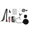 BM800 Condenser Microphone Kit Studio Microphone Vocal Recording KTV Karaoke Microphone Mic W/Stand For Computer