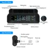 ZEEPIN C260 Система контроля давления в шинах Солнечная TPMS Универсальный тестер реального времени ЖК-экран с 4 внутренними датчиками