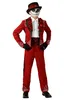 trajes de mariachi Unique Design Red Boy's Formal Wear Boy Band Show Suits Kids Wedding Suit (Jacket+Pants)