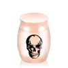 Schedel Mini Urns Ashes Funeral Cremation Urn Casket Container Klein Geen vervorming Memorials 30 x 40 mm