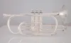 Bach Cornet corno Bb argento Nuovo arrivo tromba strumento musicale professionale di marca con i guanti di caso di trasporto