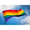 6styles Rainbow Flag Transgender Gay Pride Banner Lesbian Biseksualny Transgender LGBT Rainbow Gay Pride Flags Party Banner GGA3491-2