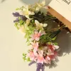 5 Bündel Chrysanthemengras Künstliche Blumen Dekoration Zuhause Blumenarrangement Hochzeit Braut Hand Halten Blumenstrauß Gefälschter Kranz