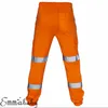 Pantaloni da uomo slim fit Pantaloni da jogging skinny Pantaloni sportivi Pantaloni da allenamento Abiti da lavoro di sicurezza a strisce fluorescenti riflettenti