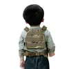 Alta qualidade barato crianças mini airsoft colete tático terno molle placa de combate transportadora xss 4 cores com cintura seal9920456