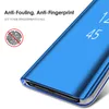 Smart Mirror Flip Phone Case voor iPhone 11 Pro X XR XS Max 6 6s 7 8 Plus lederen houder staande cases5380574