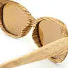 Luxury-Gafas De Sol Bobo Ptak Nowe Męskie Spolaryzowane Okulary przeciwsłoneczne Bamboo Zebra Drewno Marka Design Plaża Okulary Gafas de Sol