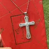 Choucong Brandneue einzigartige Luxusschmuckkreuz Anhänger 925 Sterling Silber Pave White Clear 5A Kubikzirkonia CZ Frauen Halskette WI275H