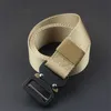 4 Color Tactical Belt Men Outdoor Adjustable Heavy Duty Tactical Waist Belts with Metal Buckle Nylon Belt Hunting Accessories