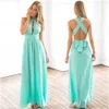 2020 luz azul damas de honra vestidos para casamento uma linha chiffon sexy vestido de dama de honra bandagem vestido festa de verão personalizado frete grátis