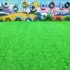 Kransen 100X100cm Kunstgazon Buitendecoratie Groene Behuizing Turf Speeltuin Bruiloft Plastic Nep Gazon Tapijt Tuin Decor