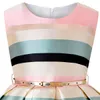 European and American striped fashion princess dress new children039s dress girls dress5630714