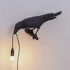 lampe de mur d'oiseaux de bon augure d'oiseau Table créative post-moderne lampes chambre design nordique simple oiseau lampe murale design européen