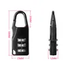 7styles 3 Mini Dial Digit Lock Number Code Password Combination Padlock Security Travel Safe Lock for Padlock Backpack Luggage Loc2158244