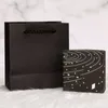 Boîte de bijoux noire de Terre Septwandering Simple Boîte solaire Système Système Radifère Radium Silt Silver Pendan268K