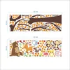 Dessin animé forêt arbre branche Animal hibou singe ours cerf Stickers muraux pour enfants chambres garçons filles enfants chambre décor à la maison