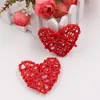 5Pcs/lot Artificial Flowers Love Heart Straw Ball for Wedding Christmas Party Decoration DIY Handmade Rattan Home Decor Supplies