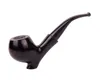 2020 Ebony Pipe Hand Free Black Sandalwood Pipe Bend-Handle Rookmond