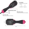 Le plus récent 1000W Air brosse à cheveux une étape 2in1 sèche-cheveux Styler multifonctionnel redressage brosse à cheveux bouclés avec Negativ2116718