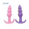 ACSXDF 20Pcs Soft Silicone Anal Dildo Butt Plug Gay Beads Anal Plug Adult Erotic Massager Sex Toys