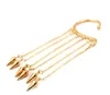 European and American punk designer Earless lug with fashional and orignal bullet long tassels ear cuff GD1248596824