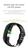 EKG PPG Smart Bransoletka Ciśnienie krwi Testowanie Wentylatora Tętno Monitor Smartband Sport IP67 Wodoodporna Fitness Tracker Nadgarstek P12