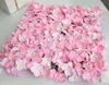 groothandel 3 kleuren 44 cm * 44 cm kunstzijde Hortensia deken bloemdecoratie voor bruiloft pijler decoratie tapijt