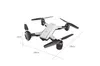 ZD5 Drone RC Quadcopter met 4K HD-camera Opvouwbare FPV WIFI Quadrocopter Wide Angle RC Helicopter Selfie Drone Professional