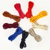 Fashion Casual Shoelaces Lacets de chaussures multicolores rondes de haute qualité Shoestring Martin Boots Sport Chaussures Cordon Ropes1832184