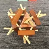 Puzzle 3D Giocattoli puzzle in legno Kong Ming Luban Lock Toys Assemblaggio Ball Cube Challenge IQ Cervello Giocattoli educativi in legno fai-da-te per bambini