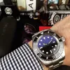 남성 시계 여성 자동 고품질 시계 실버 스트랩 블루 스테인리스 남성 기계식 손목 시계 5ATM 방수 슈퍼 라미운게 시계 Montre de Luxe