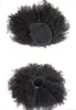 Afro Puff Coulisse Coda di cavallo Riccio crespo Afro Clip su Updo Chignon Chignon Estensioni per capelli per donne Taglia media 140g Posticci coda di cavallo