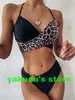 women's Bikini Sets Knitted high waist split undergarment covering chest abdomen Lace shoulder strap Wrap up yakuda wholesale One piece