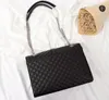 Diseñador de Bolsos de cuero Caviar Urba Lady Mujer Bolsa de Oro Plata Negro Cadena de la marca Shouder Bag Cross Body bag 26808