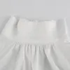 Moda Mulheres Blusas Longo Buff Manga Blusa Camisa Sólida Elegante Branco Escritório Lady Tops Casuais Blusas Chemise Femme1