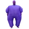 Livre tamanho popular halloween mascarado gordura sumo poliéster roupas de poliéster caminhada boneca branco salmão mascote trajes engraçado homens musculos sumô