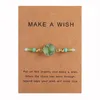 Corde faite à la main Druzy résine pierre bracelets porte-bonheur réglable bracelet coloré pour femmes hommes amoureux bijoux d'amitié