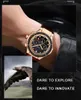 Tevise Fashion Brand Men Automatic Watch Men Moon Phase Mechanical Watch Leather Sport Wristwatch Relogie Masculino9036767