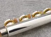Professional Suzuki 17 buchi aperti flauto c flauto di alta qualità cupronickel Strumenti musicali placcati in argento con e key case296i