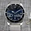 Luxe herenhorloges Super automatisch zilver herenhorloge Ocean herenhorloges Roestvrij Stell Designer horloges Polshorloges