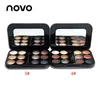 NOVO 12 Color Eye Shadow Palette Pearlescent or Matte Dazzle Color Eye Shadow With Mirror Waterproof Eye Makeup Cosmetics