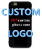 Aangepaste Logo Telefoon Case Custom Cases voor 6 7 XR XS MAX SAMSUNG GALAXY S6 S7 EDGE S8 S9 PLUS DIY Case