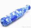 Blue and white porcelain large snuff device smoking length 78MM pipe pipe snuff bottle