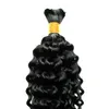 10-30 inch afro kinky krullend menselijk vlechten haar bulk geen inslag 1pc 100g natuurlijke zwart geen inslag menselijk haar bulk voor brai menselijk haarbundels