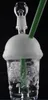 2020 Starbucks Bongs Mini Starbucks Cup Glasbongs sandgestrahlte Glasrohre zum Rauchen von Bohrinseln Glaswasserbongs und Nagel billige Wasserpfeife